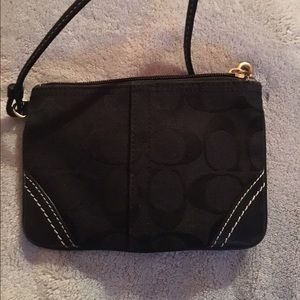 Small Coach wristlet