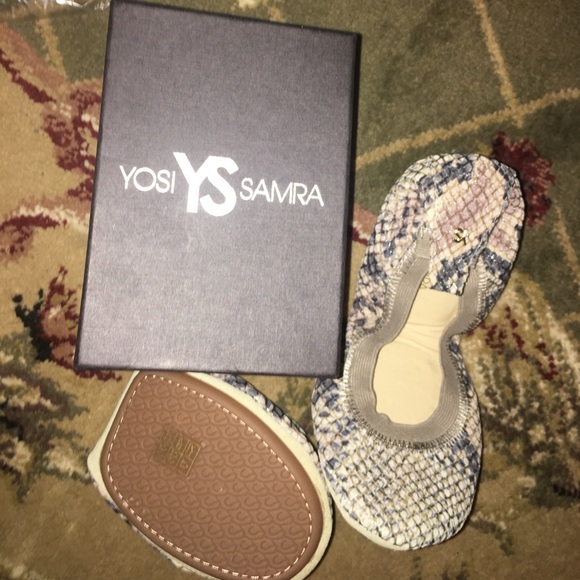 Yosi Samra Beige Flats! NWT - Picture 2 of 6