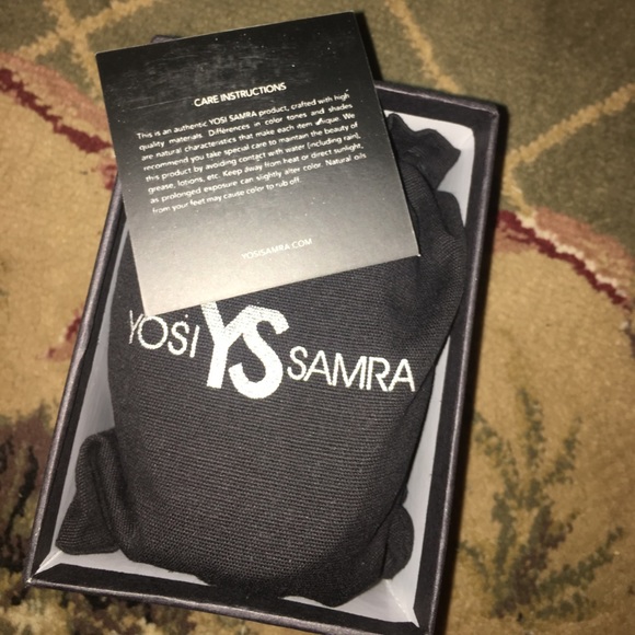 Yosi Samra Beige Flats! NWT - Picture 5 of 6