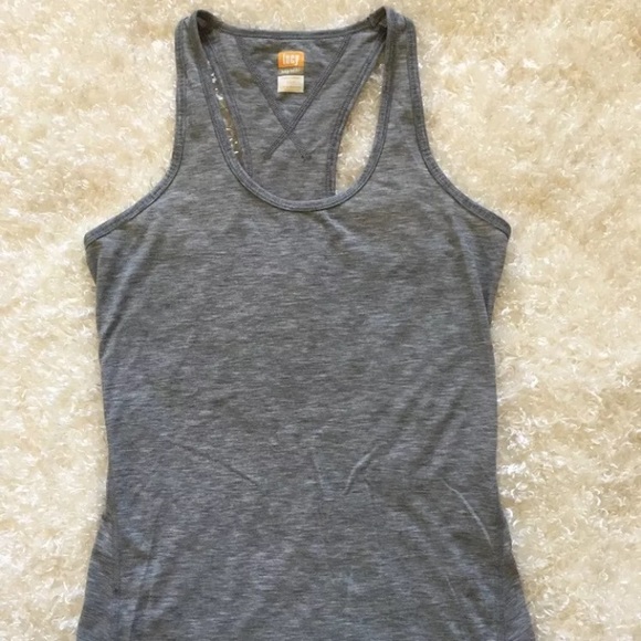 Lucy Activewear XS Heather Grey Racerback Tank Top - Picture 1 of 3