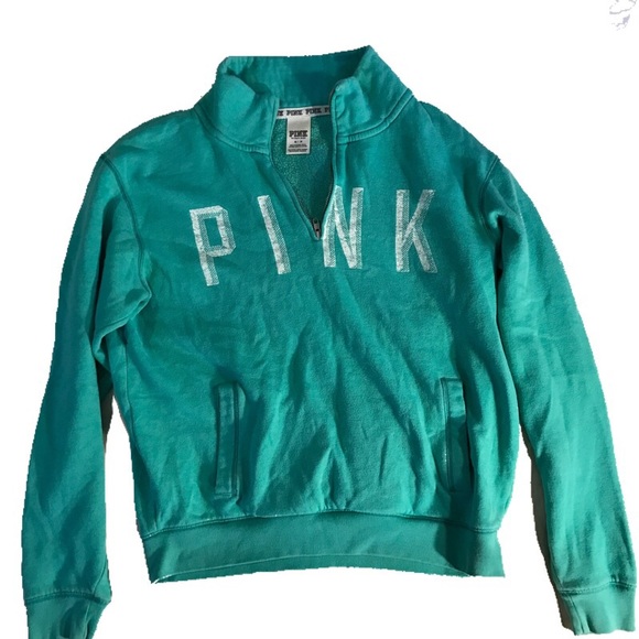 PINK Victoria's Secret Tops - PINK Quarter zip pullover
