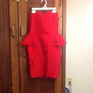 Strapless Bodycon Dress