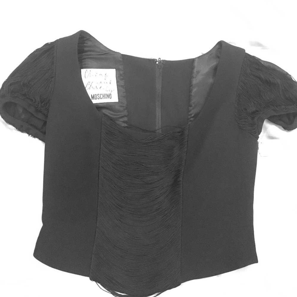 Vintage Moschino top, tags still attached.