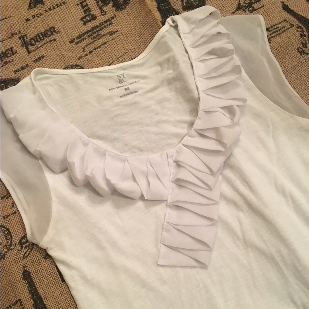 Soft and delicate white tee