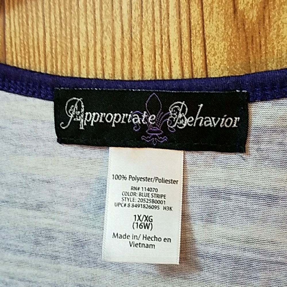 ♀Appropriate Behavior Top♀ - Picture 3 of 3