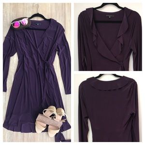 Purple Wrap Dress