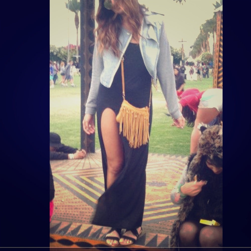 BLUE LIFE SLIT DRESS