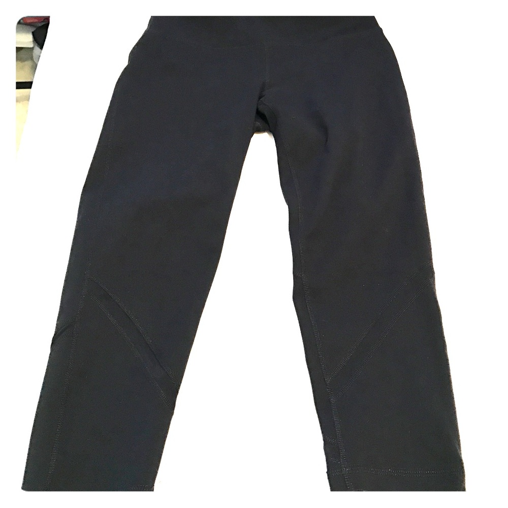 Zella Women's Crop Running Pant with Mesh Inserts