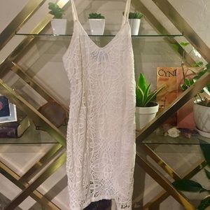 Lace mini dress