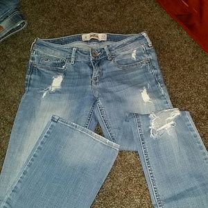 Distressed Hollister Boot Cut