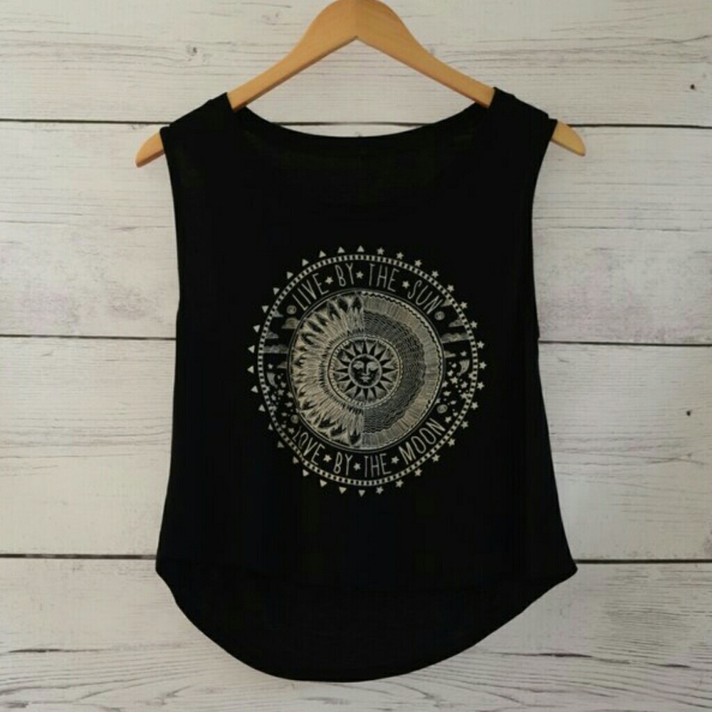 ☀Live By The Sun Love By The Moon Tank🌚