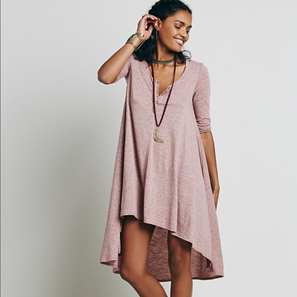 Free People drippy jersey dress // SZ XS