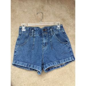 High waisted shorts