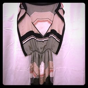 BCBG toga mini dress