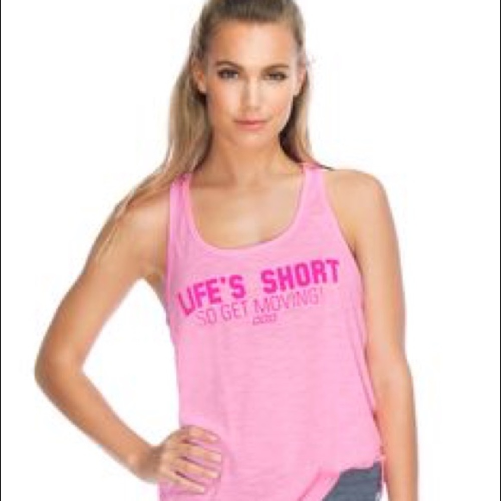 Lorna Jane "life is short" tank