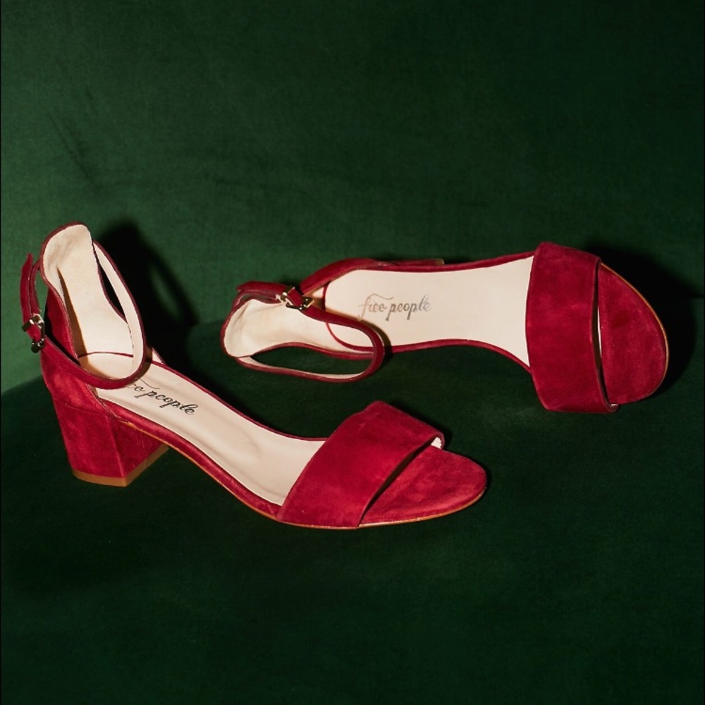 ♥Free People♥Marigold Block Heel♥