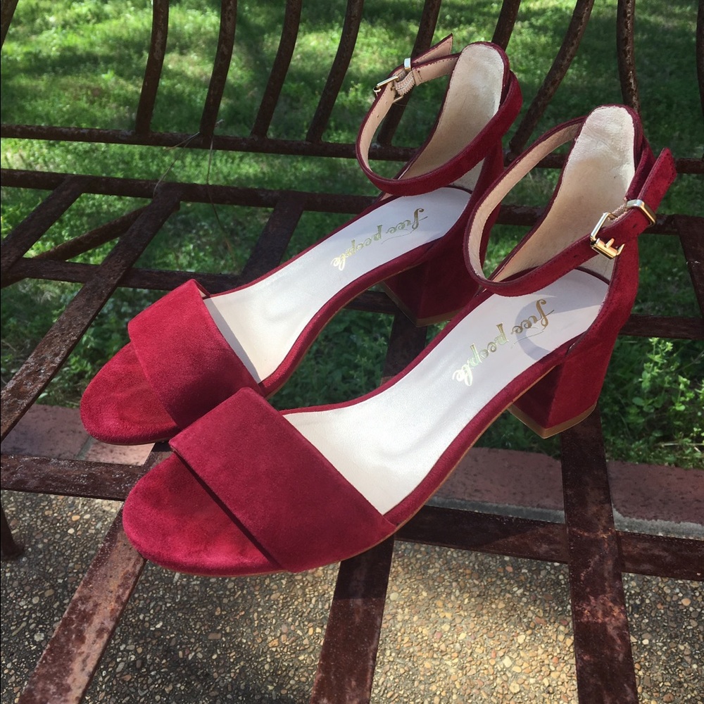 ♥Free People♥Marigold Block Heel♥ - Picture 5 of 7