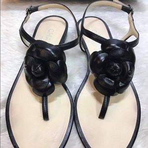 SOLD ✖️ Chanel Camellia Thong Sandal