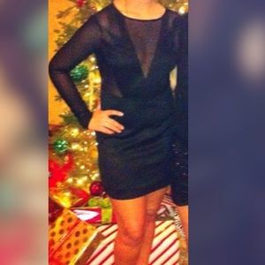 Black cocktail dress.