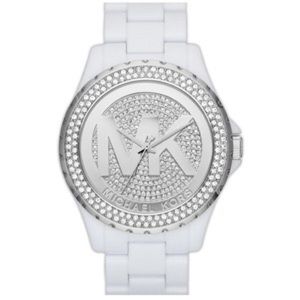 🌸New Listing🌸Michael Kors White and Silver Watch