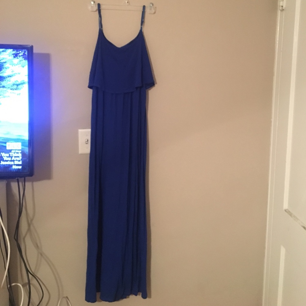 Blue maxi dress