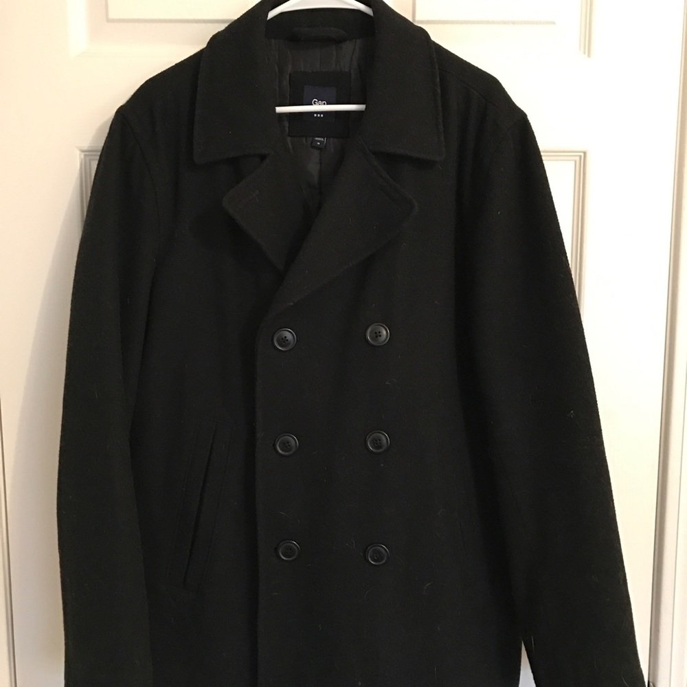 Men's wool pea coat
