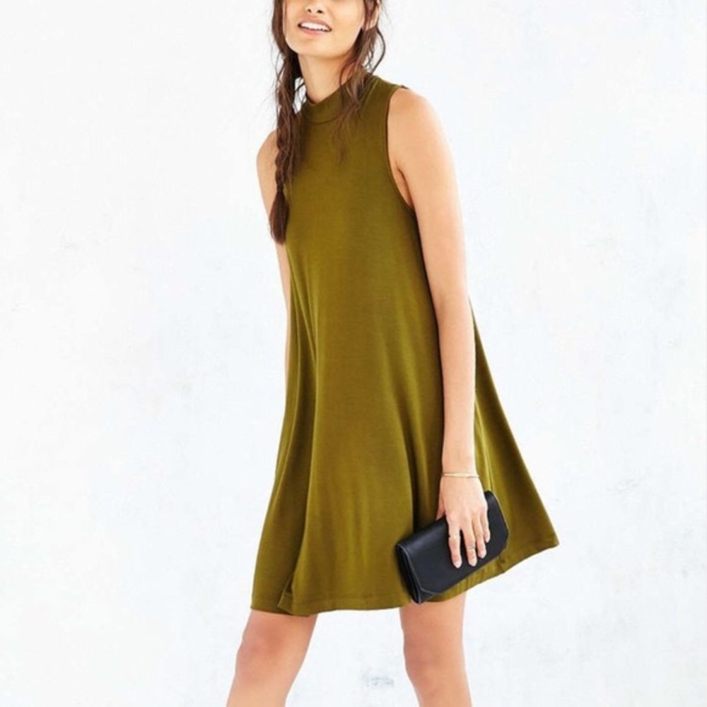 Silence and Noise Green Swing Dress