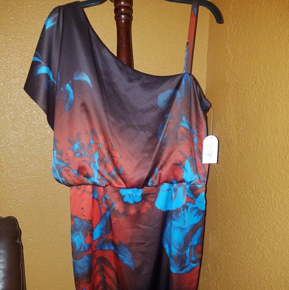 Jessica simpson off the shoulder dress