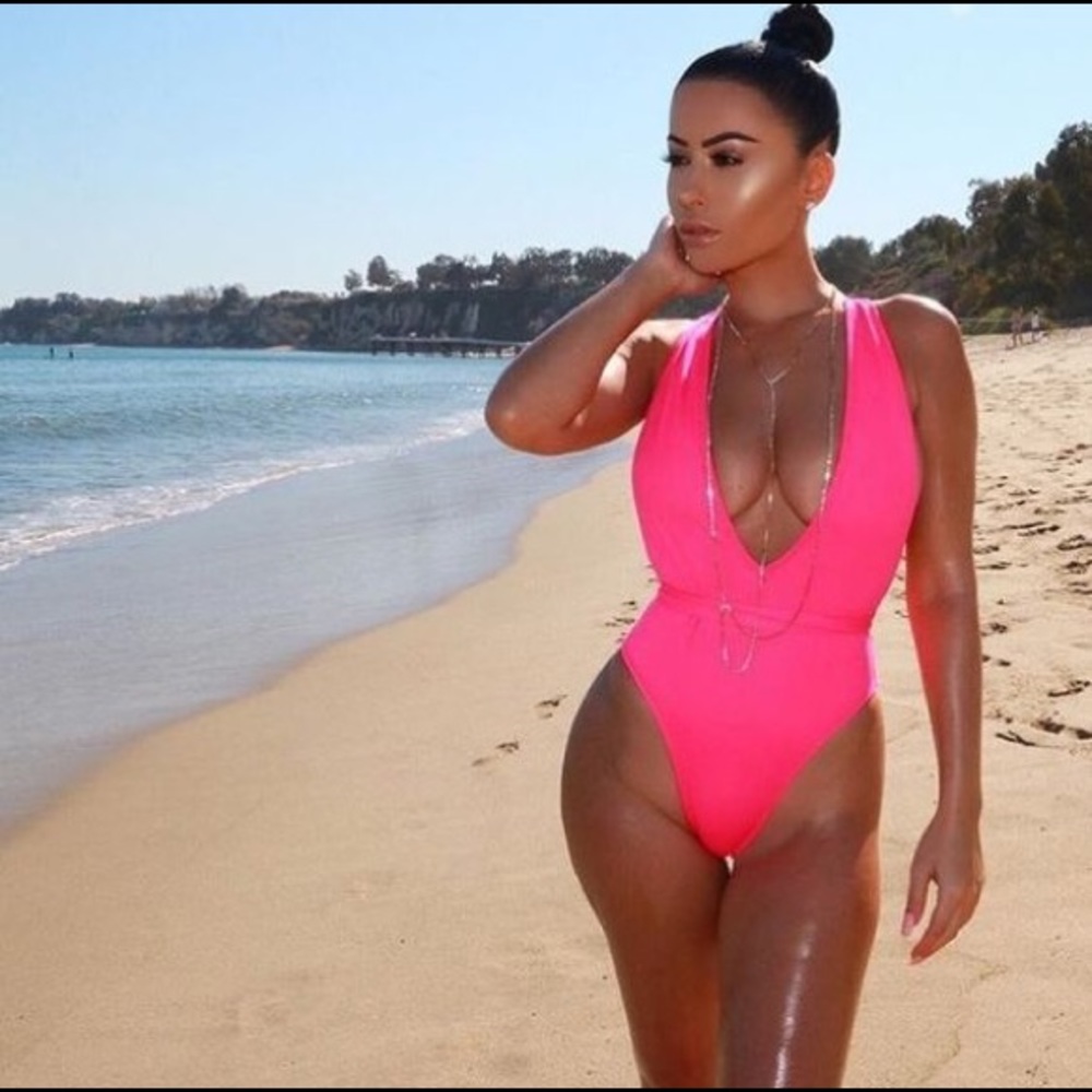 Hot Pink Sexy Monokini