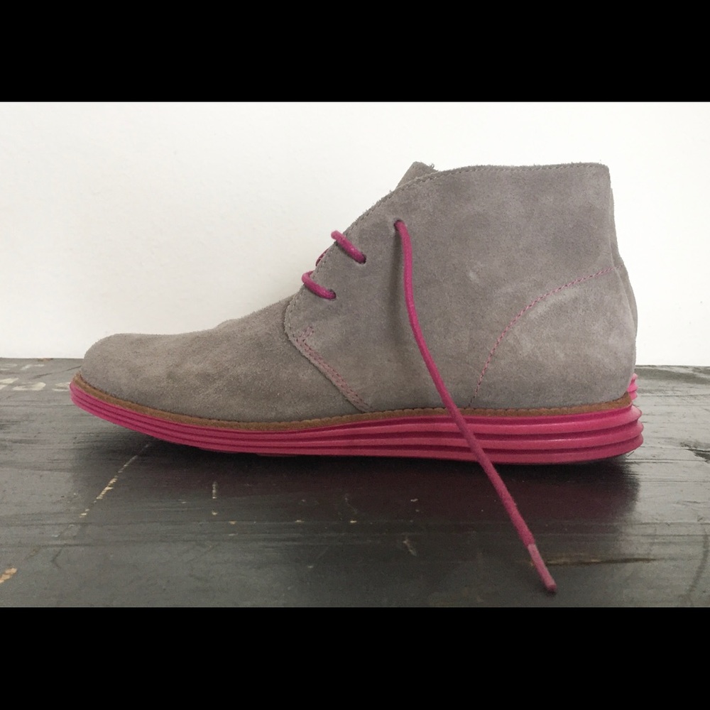 Cole Haan Lace up chukka boot with Nike's Lunarlon