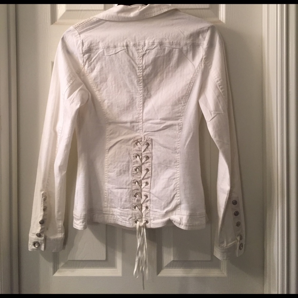 Gorgeous White Jacket. Perfect For Spring & Summer - image 3