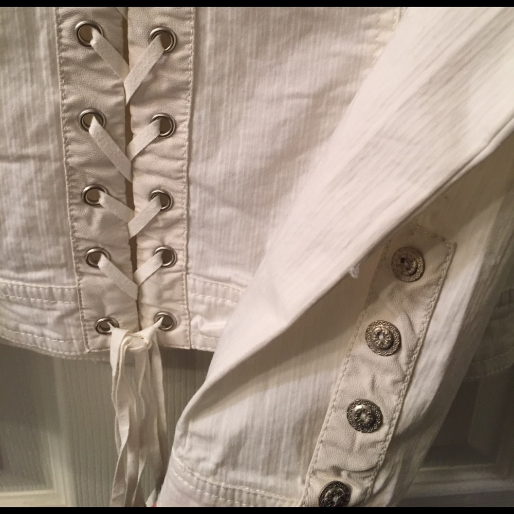 Gorgeous White Jacket. Perfect For Spring & Summer - image 4