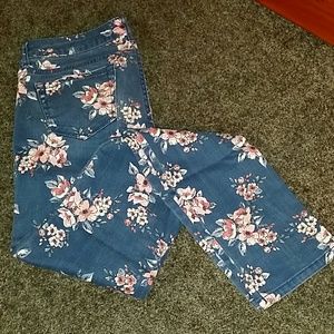 Pretty Floral Jeans