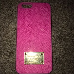 Pink Michael Kors iPhone 6/6S case