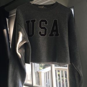 Brandy Melville cropped sweatshirt