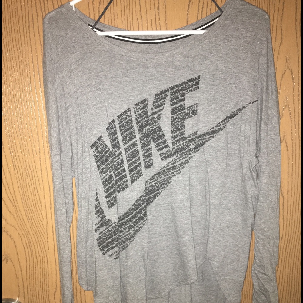 A long sleeve Nike shirt