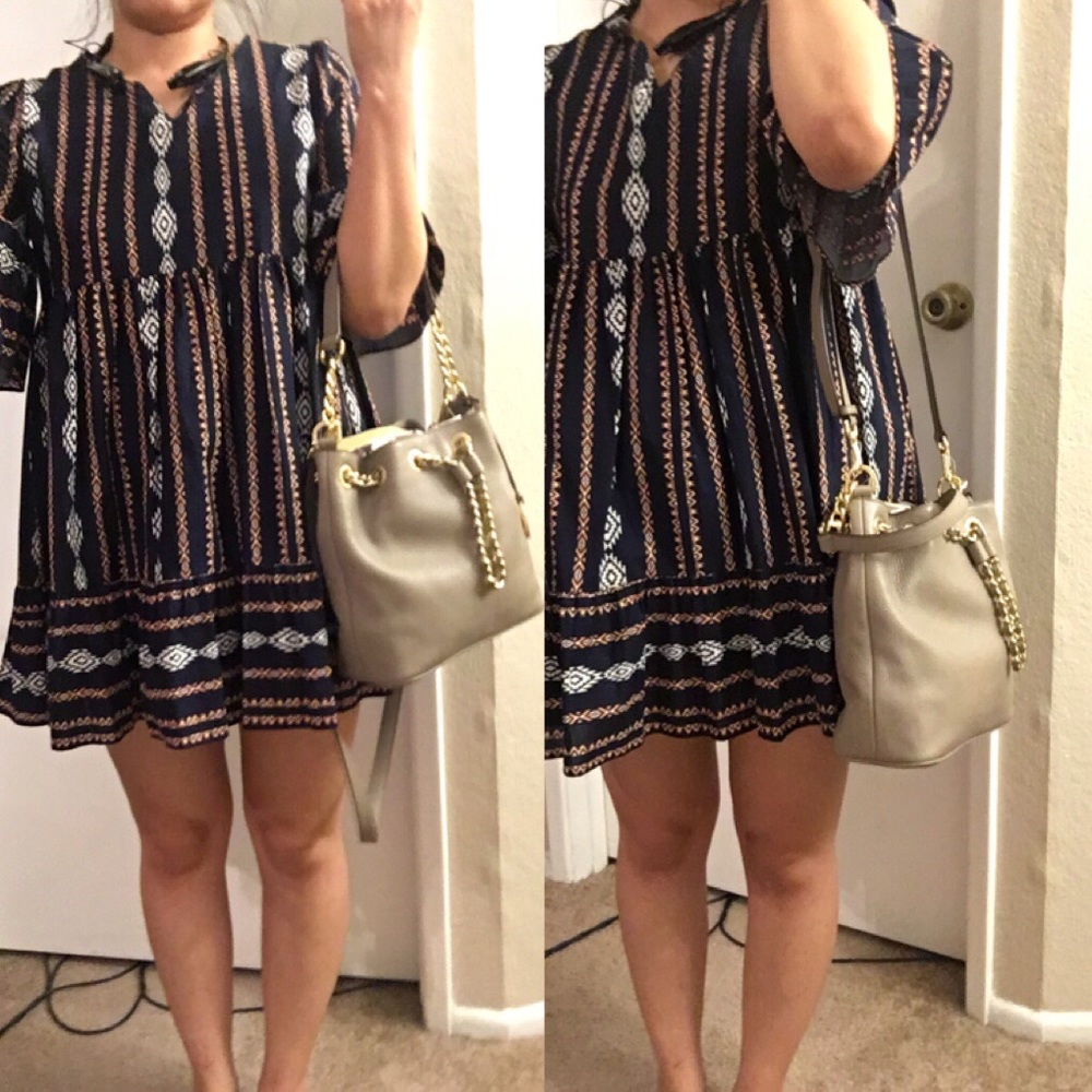 🚫Sold🚫Michael kors Frankie taupe med messenger - Picture 5 of 5