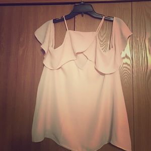 BKE Boutique Cold shoulder Top