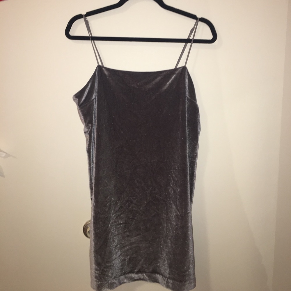 Tobi Space Grey Shift Dress