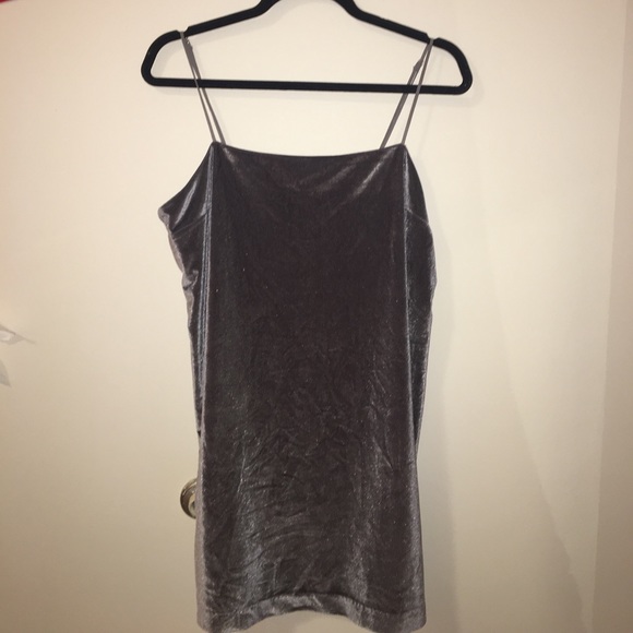 Tobi Space Grey Shift Dress - Picture 1 of 5
