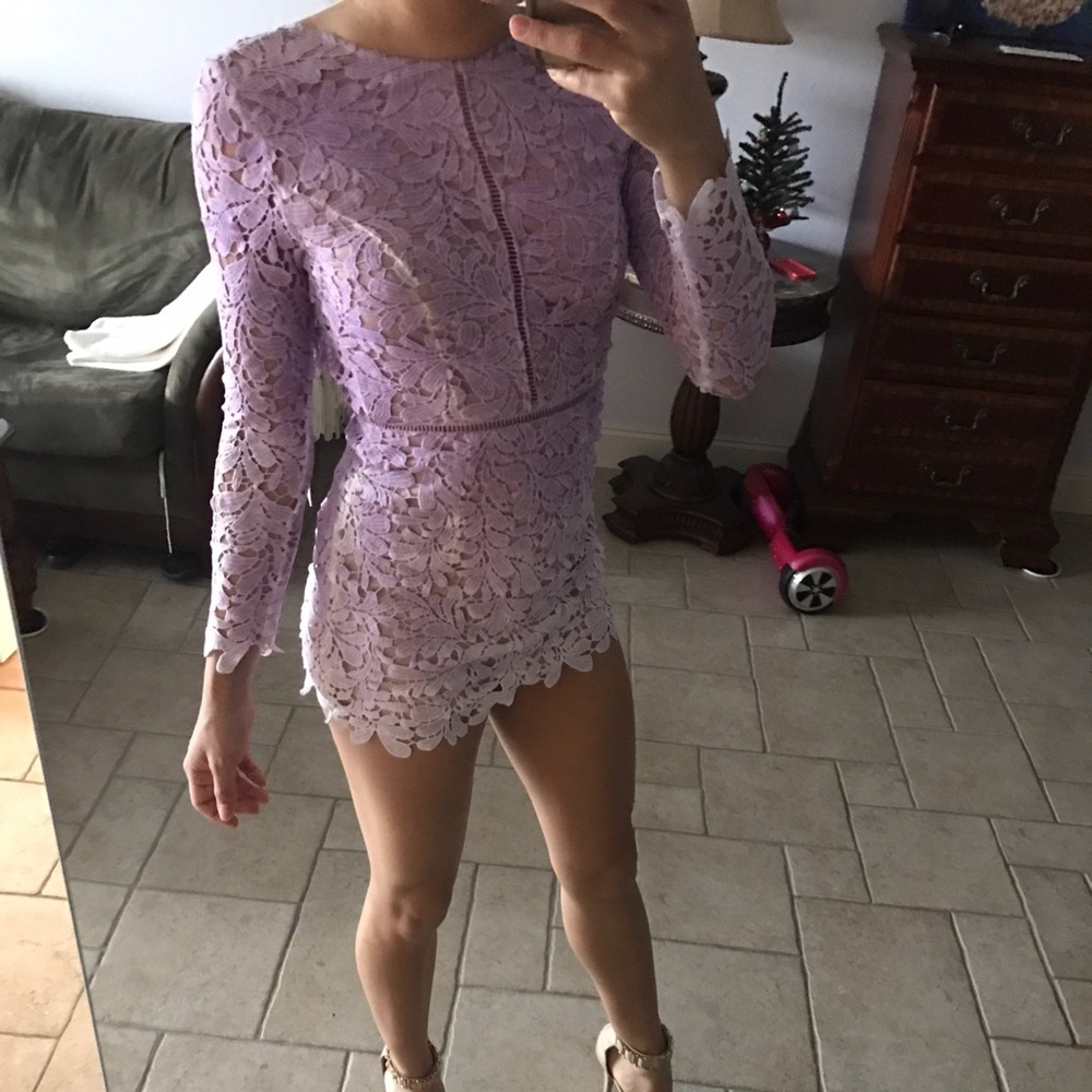 Ombre lavender dress