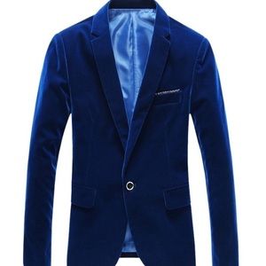 men velvet blazer