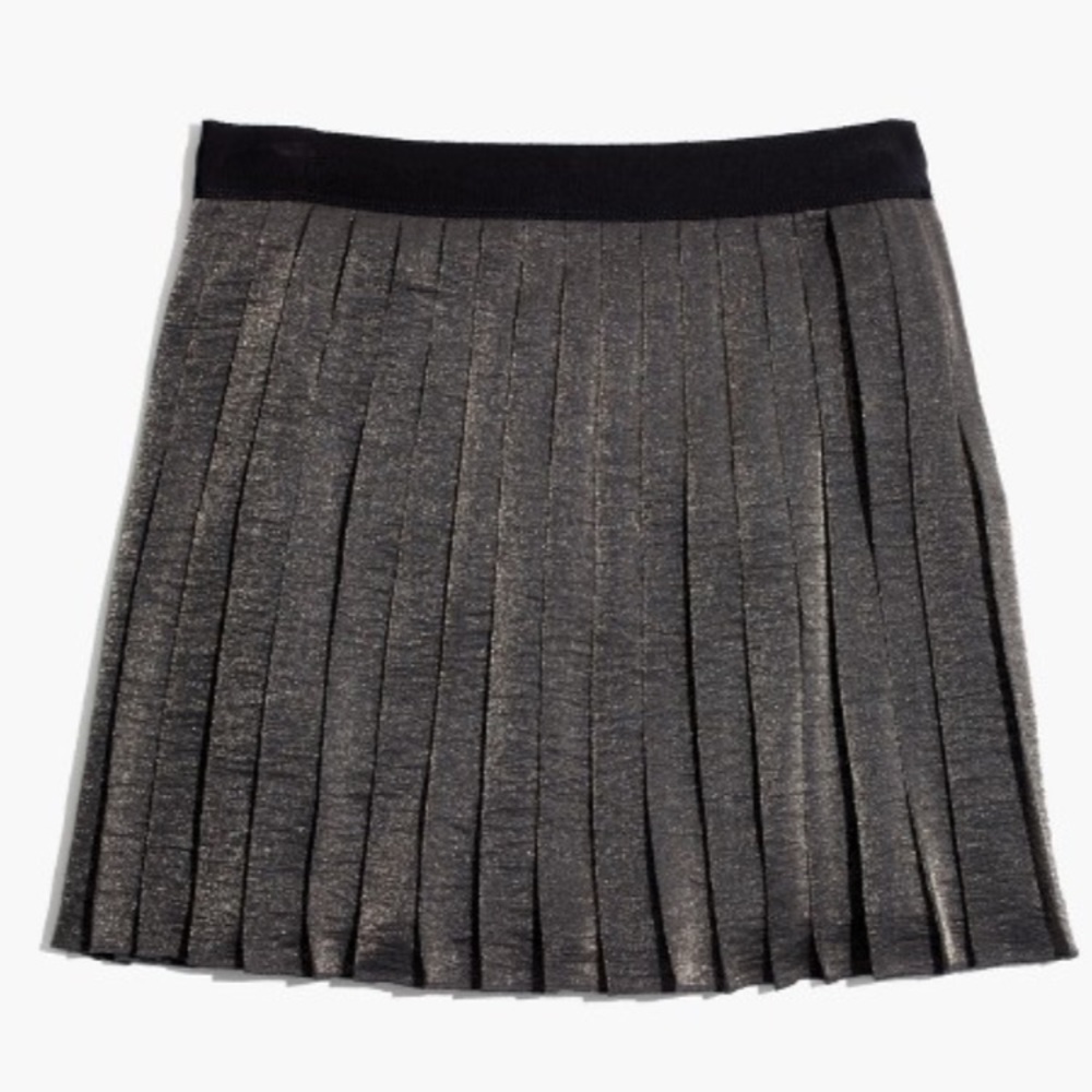 NWT madewell shimmer mini skirt