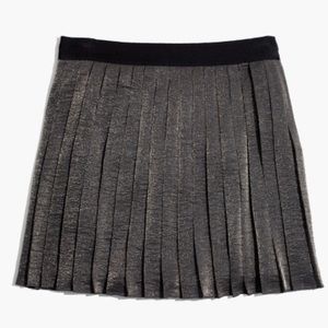 NWT madewell shimmer mini skirt