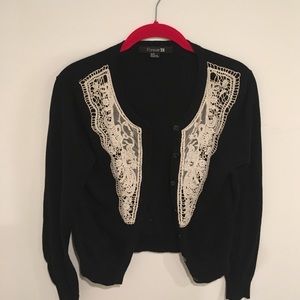 Forever 21 black cardigan