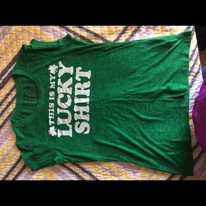 Ladies green T-shirt
