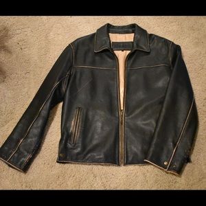 Rosleen leather coat