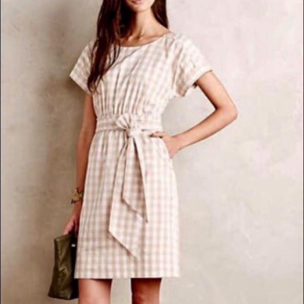 HD in Paris Checked Ribbon Poplin Dress-EUC-SZ 2