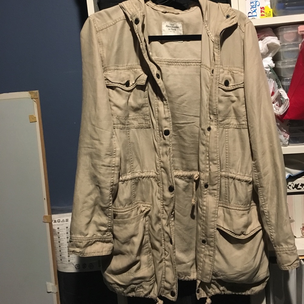 Khaki military jacket