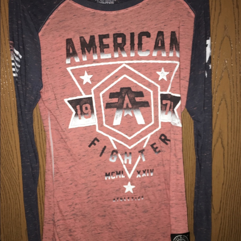 Long sleeve American fighter shirt